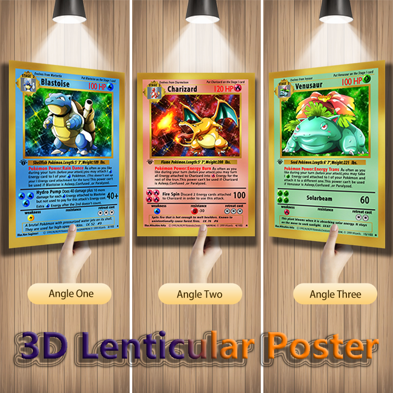 Anime Pokemon 3D Lenticular Po - 3D Printing Room incelemesi ve fiyatı