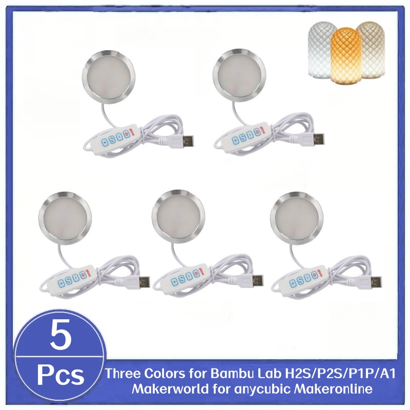 5PCS LED Lamp Kit 001 Three Co - 3D Printing Laptop incelemesi ve fiyatı