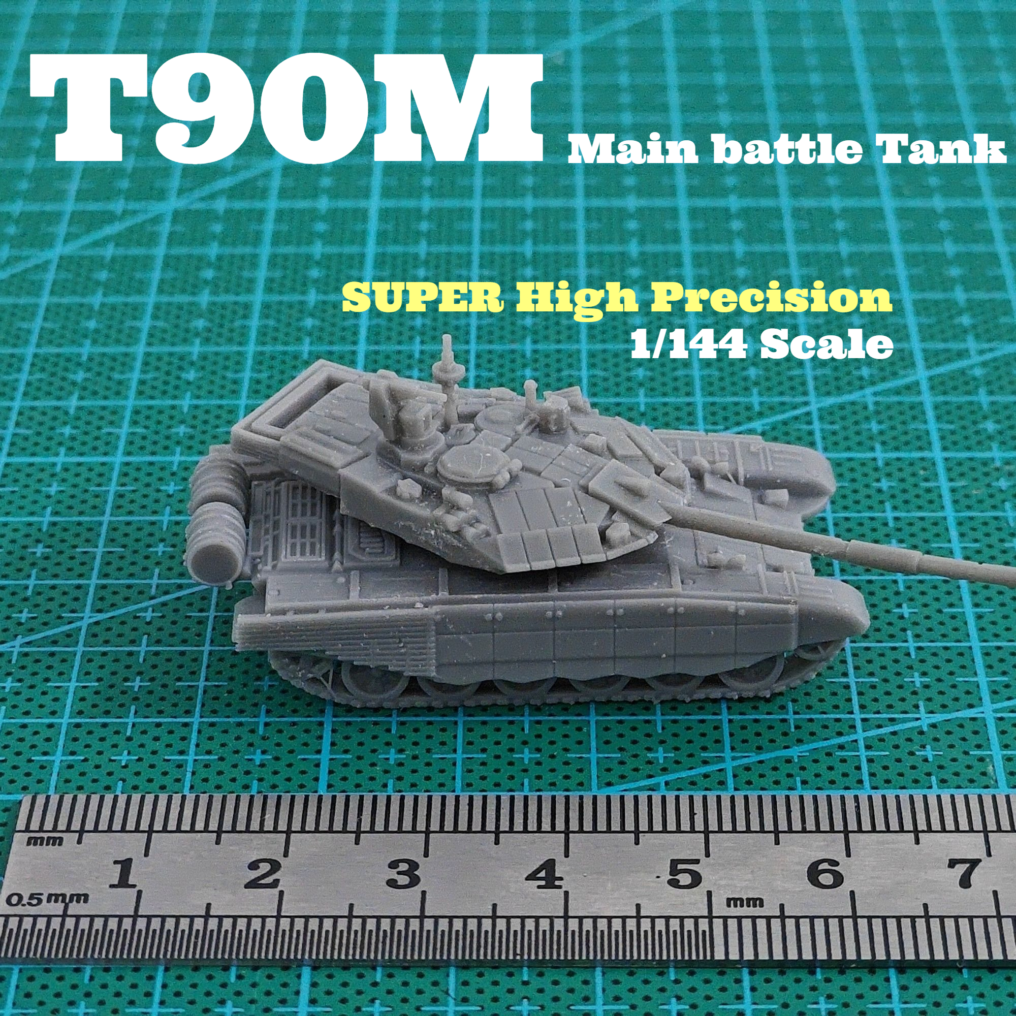 Unpainted 1/144 Scale T-90M Pr - 3D Printing Sla incelemesi ve fiyatı