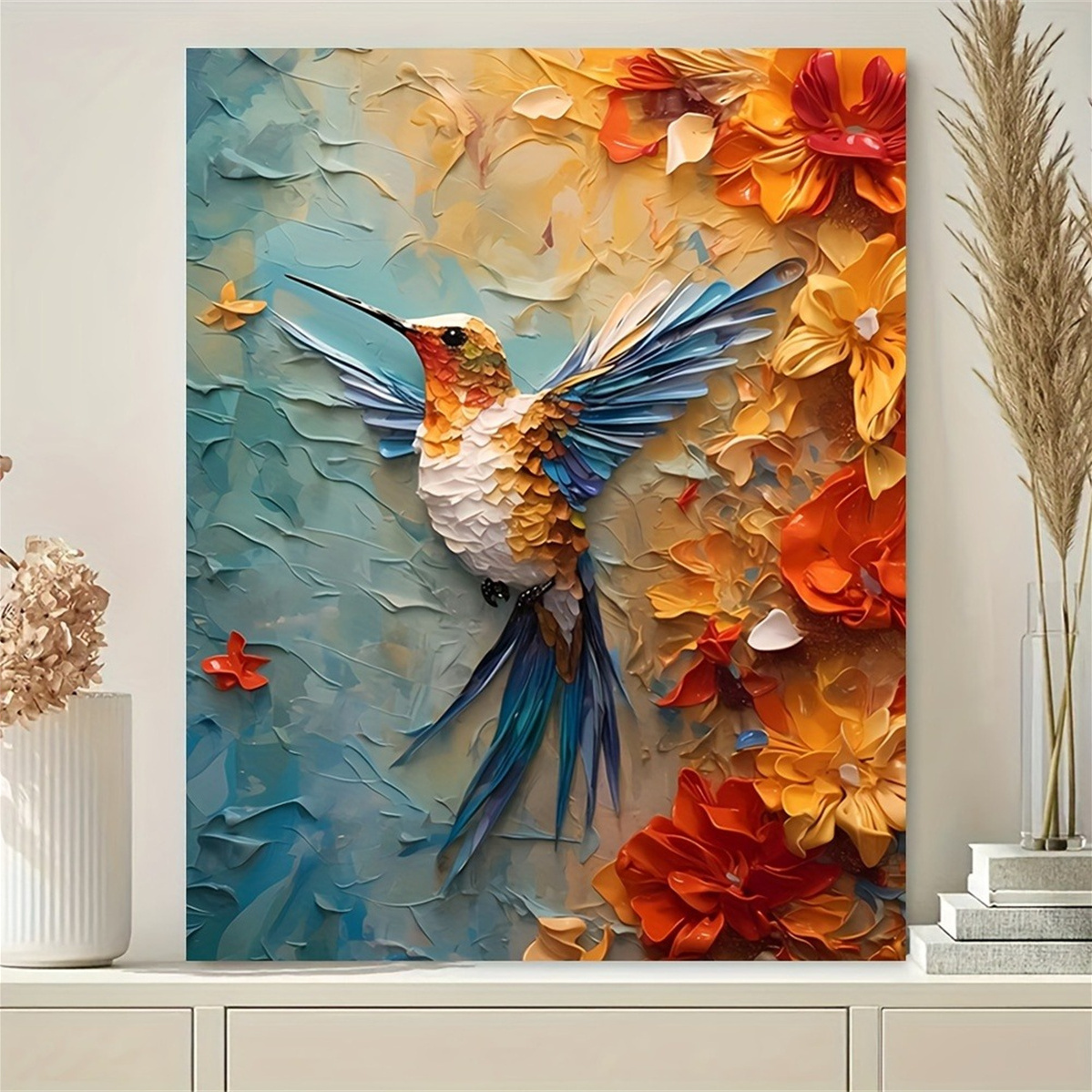 Vibrant Hummingbird & Floral 3 - 3D Printing Room incelemesi ve fiyatı