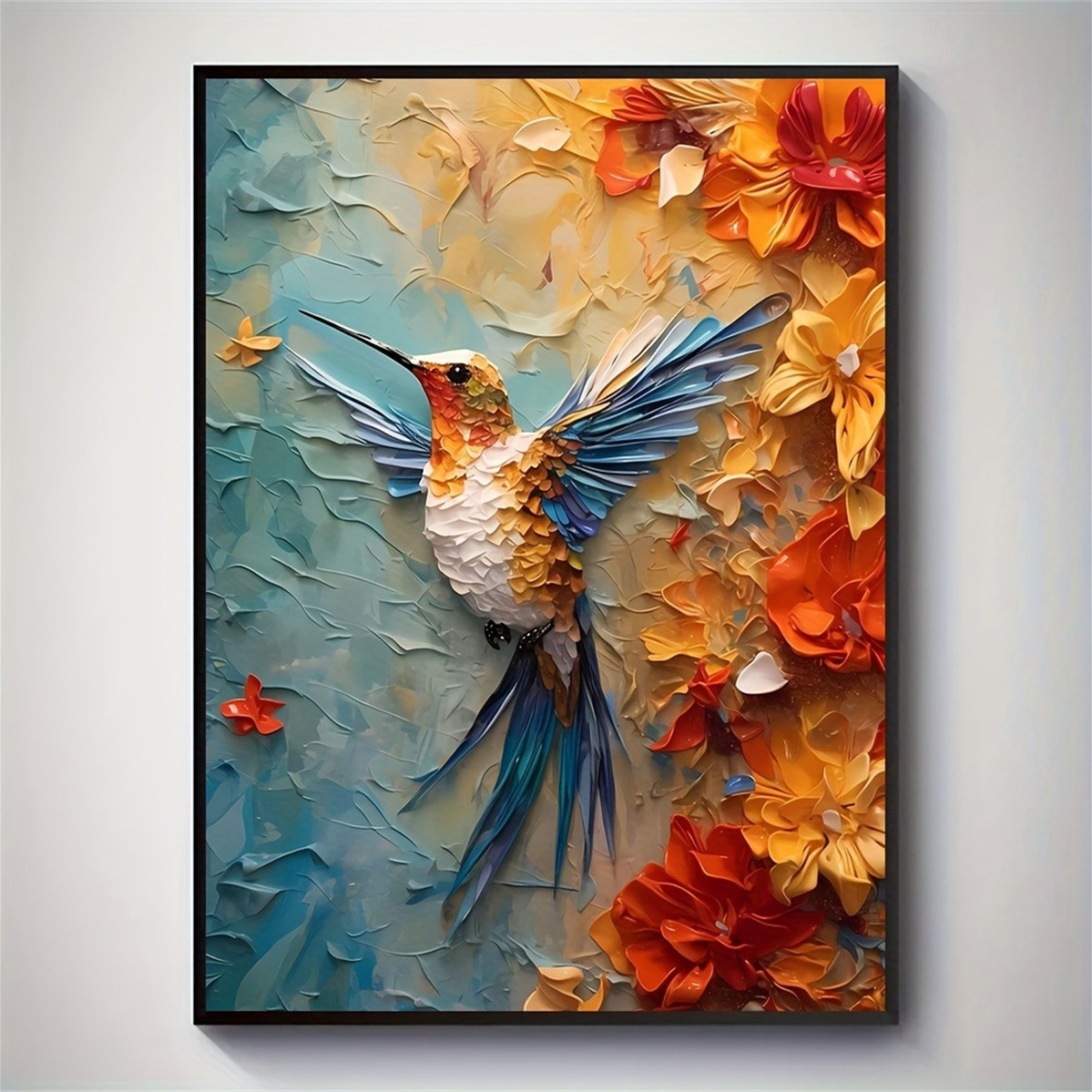Vibrant Hummingbird & Floral 3 - 3D Printing Room incelemesi ve fiyatı