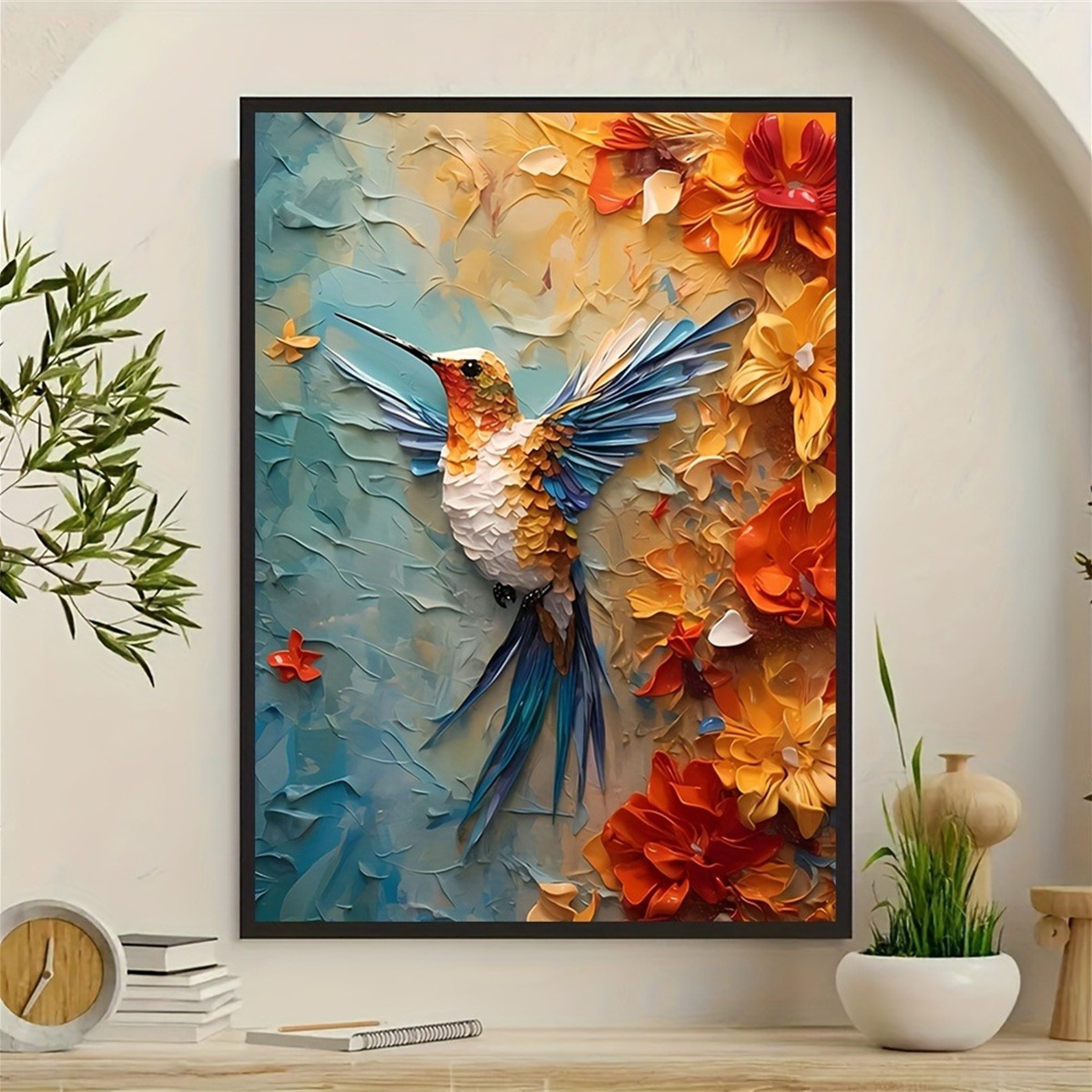 Vibrant Hummingbird & Floral 3 - 3D Printing Room incelemesi ve fiyatı
