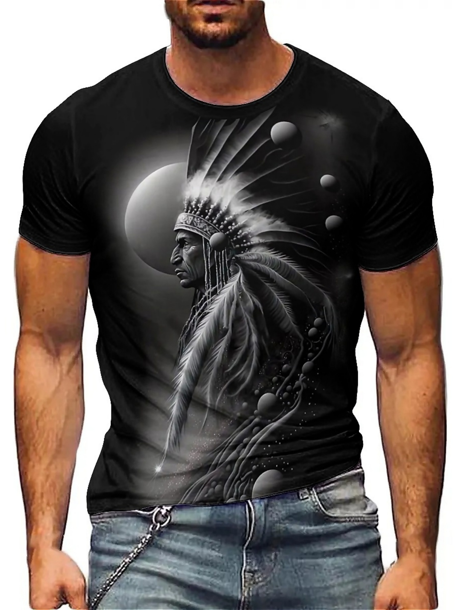 Men's 3D Printed Tribal Chieft - 3D Printing Design Free incelemesi ve fiyatı