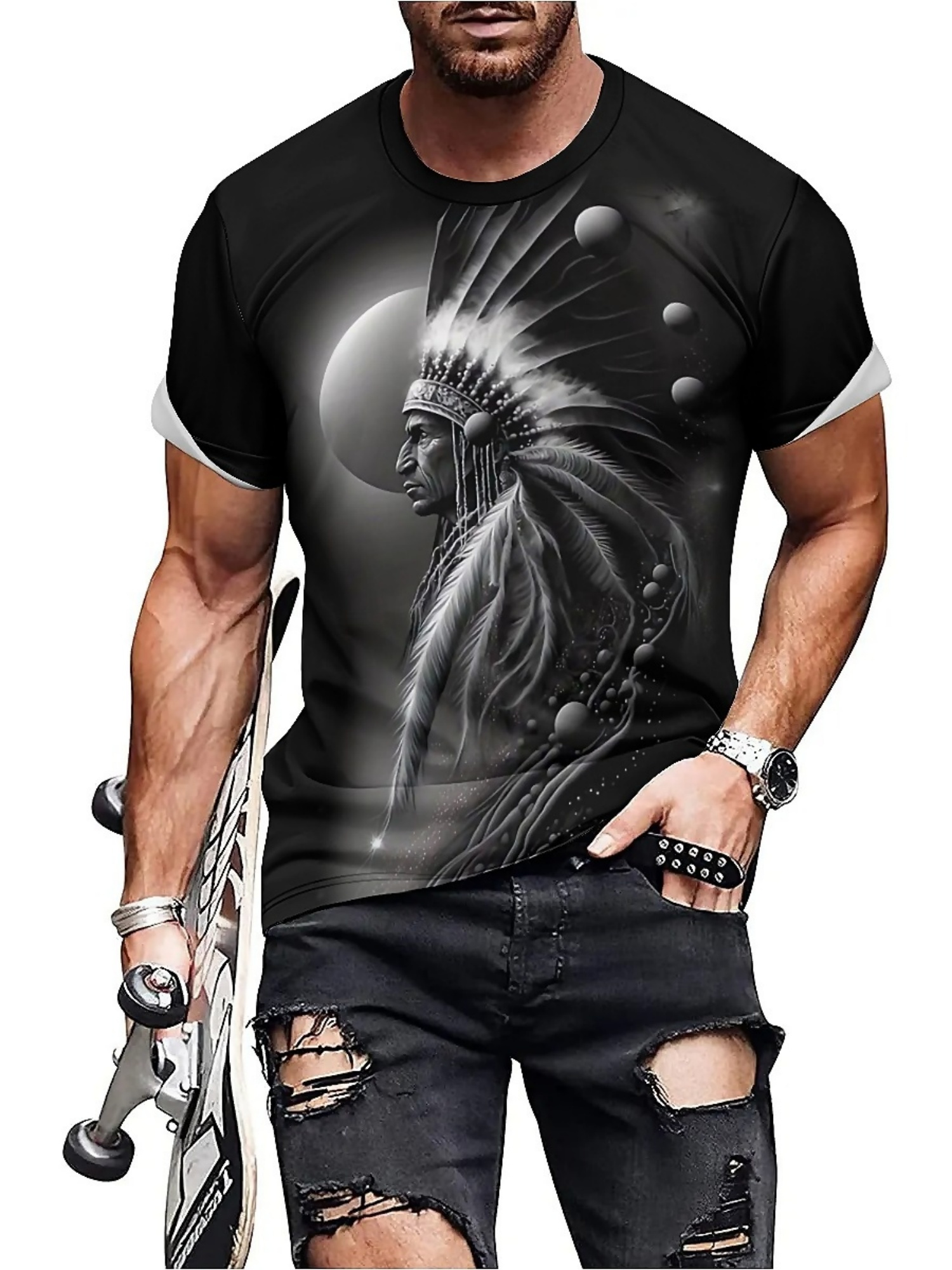 Men's 3D Printed Tribal Chieft - 3D Printing Design Free incelemesi ve fiyatı
