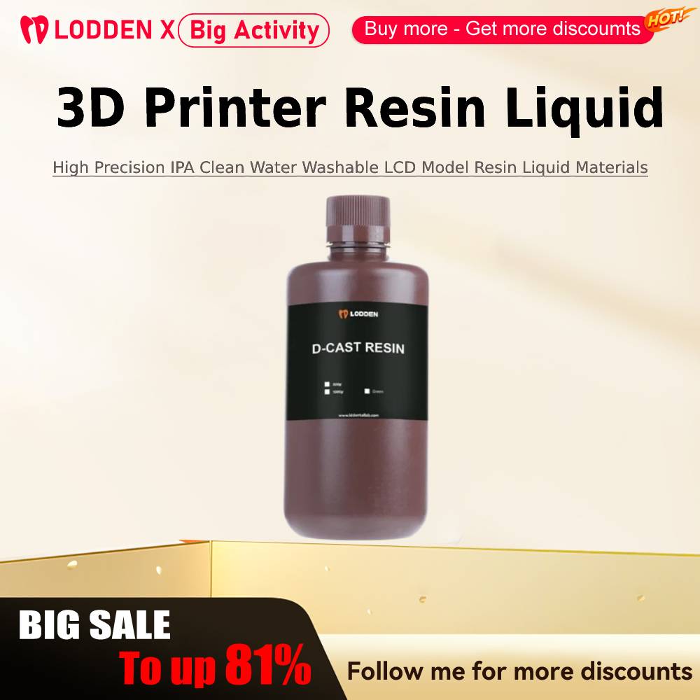 Lodden 3D Printer Resin Liquid - 3D Printing Maker incelemesi ve fiyatı