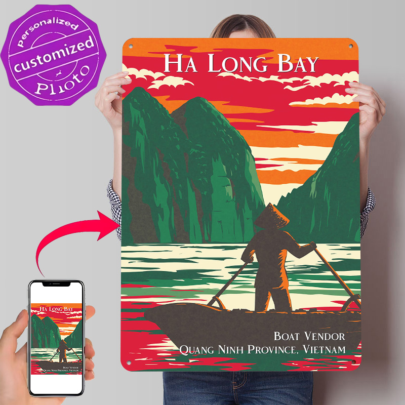 Ha Long Bay Boat Vendor Poster - 3D Printing Vendors incelemesi ve fiyatı