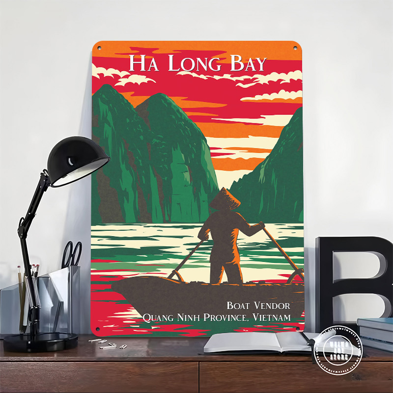 Ha Long Bay Boat Vendor Poster - 3D Printing Vendors incelemesi ve fiyatı