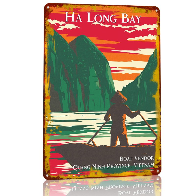Ha Long Bay Boat Vendor Poster - 3D Printing Vendors incelemesi ve fiyatı