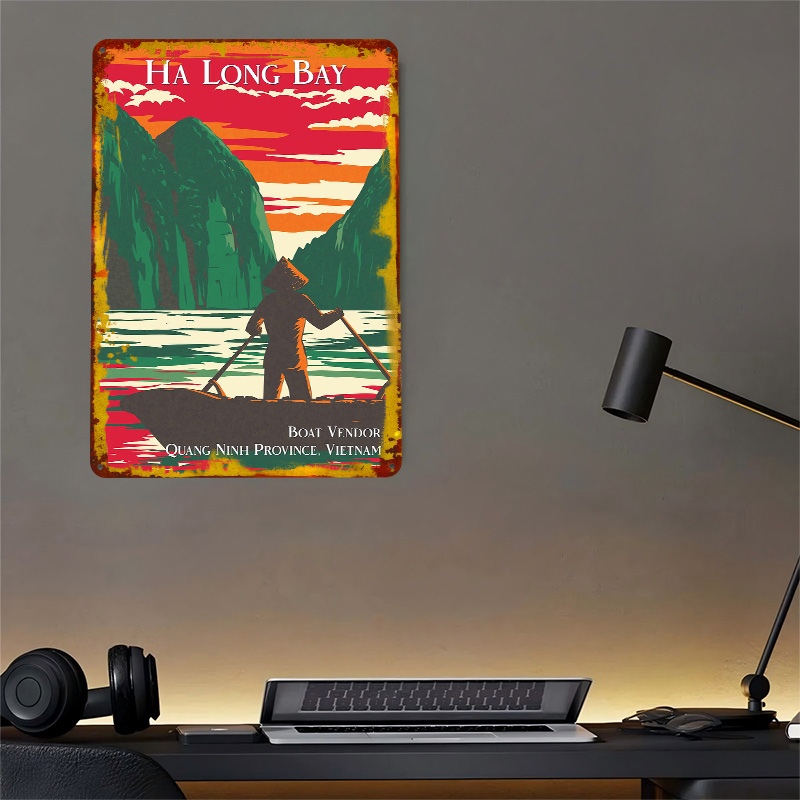 Ha Long Bay Boat Vendor Poster - 3D Printing Vendors incelemesi ve fiyatı