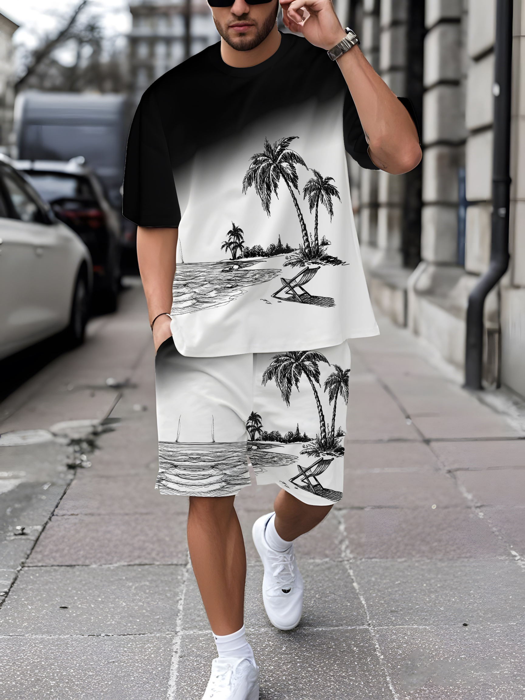 2026 Summer New Men's Short-Sl - 3D Printing Design Free incelemesi ve fiyatı