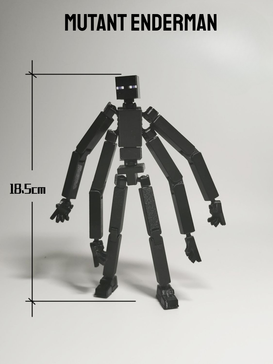 3D Printed MC Mutant Enderman, - 3D Printing Viral incelemesi ve fiyatı