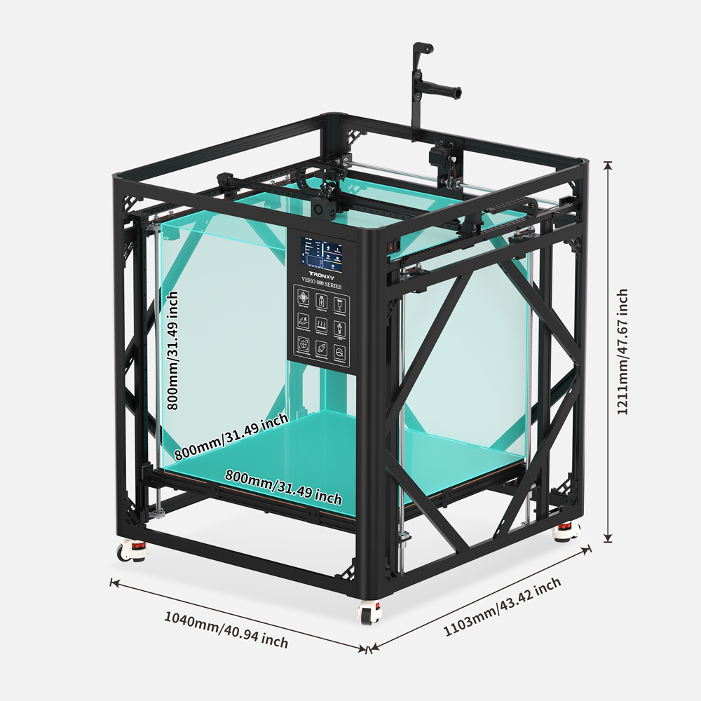 Tronxy VEHO-800-12 or PRO Larg - 3D Printing X Y Z Axis incelemesi ve fiyatı