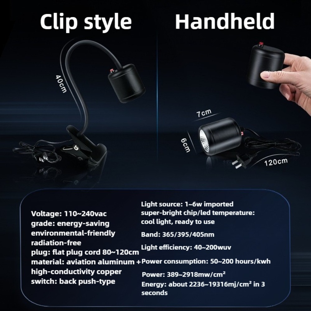 Handheld Clamp UV Curing Lamp  - 3D Printing Sla incelemesi ve fiyatı