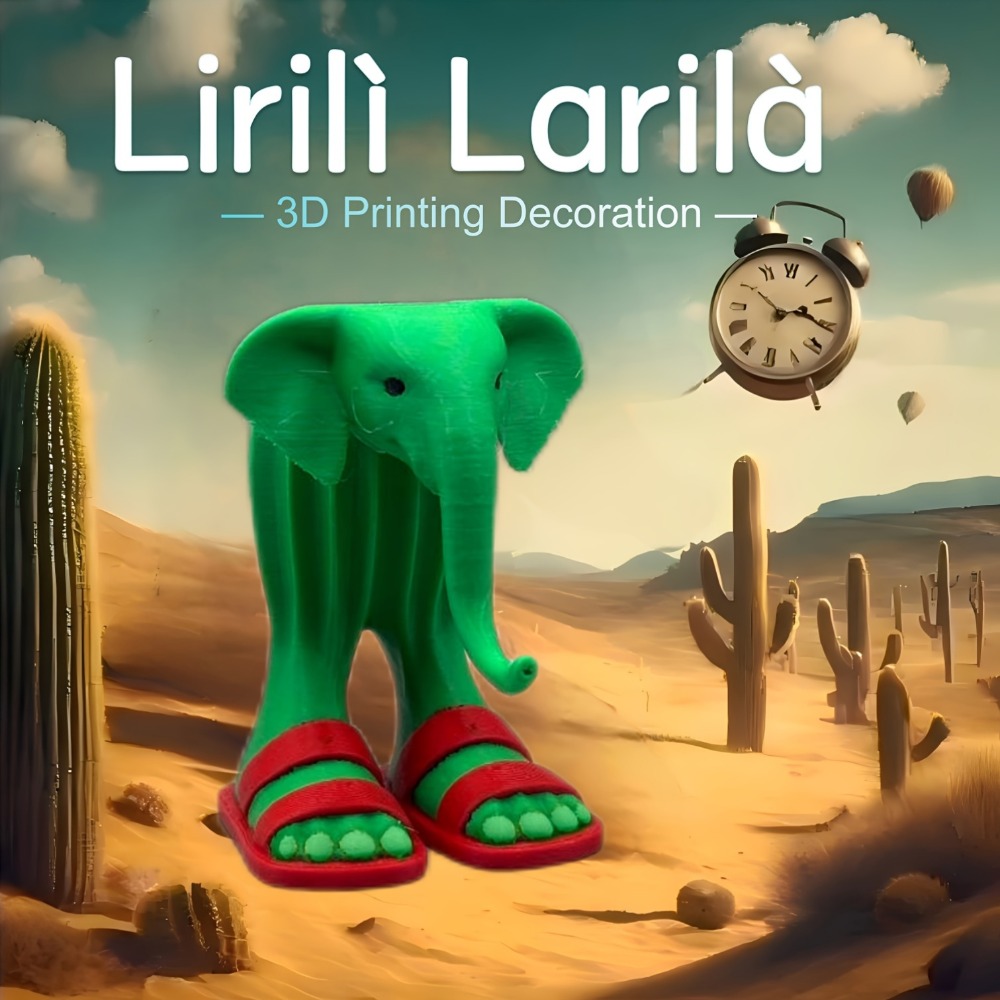 3D Printed Lirili Larila Colle - 3D Printing Viral incelemesi ve fiyatı