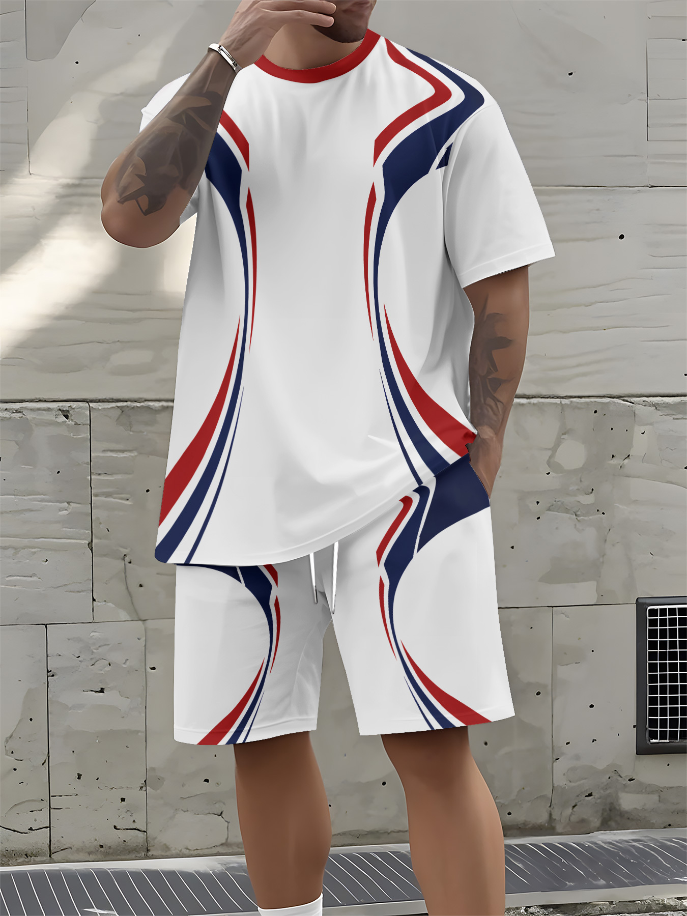 2026 Summer New Men's Short-Sl - 3D Printing Design Free incelemesi ve fiyatı